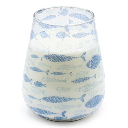 AW Dropship UK Tall Glass Jar Candles - Seabreeze - Glass Jar Candles