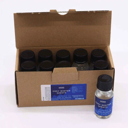 Ancient Wisdom Cosy Winter Nights Fragrance Oil Warm Cinnamon Vanilla Woods - Everyday Bargainz