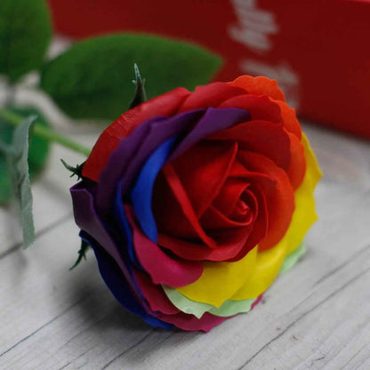 AW Dropship UK Luxury Soap Flower - Rainbow - Luxury Soap Flowers