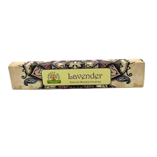 AW Dropship UK Namaste Mandala Masala Incense - Lavender - Natural Namaste Masala Incense Sticks