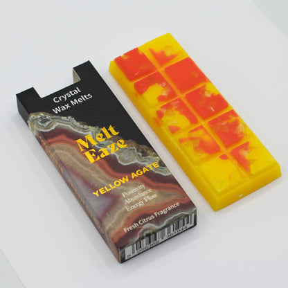 MeltEaze Crystal Wax Melts 50g Golden Glow Fresh Citrus Scent - Everyday Bargainz