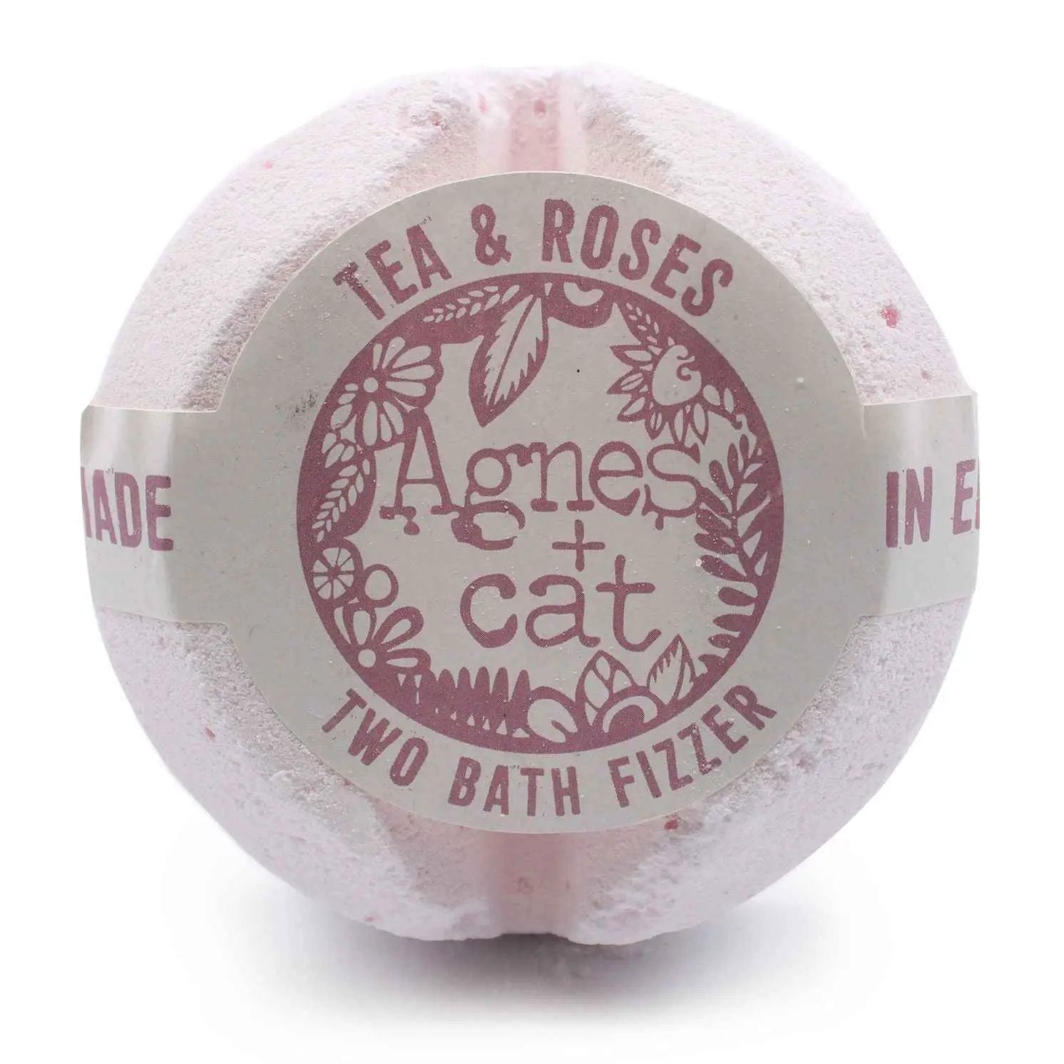 Ancient Wisdom Agnes Cat Bath Fizzer Tea and Roses - Everyday Bargainz