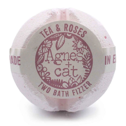 Ancient Wisdom Agnes Cat Bath Fizzer Tea and Roses - Everyday Bargainz