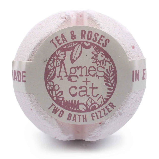 Ancient Wisdom Agnes Cat Bath Fizzer Tea and Roses - Everyday Bargainz