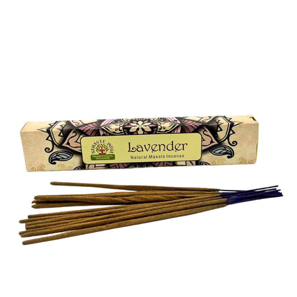 AW Dropship UK Namaste Mandala Masala Incense - Lavender - Natural Namaste Masala Incense Sticks