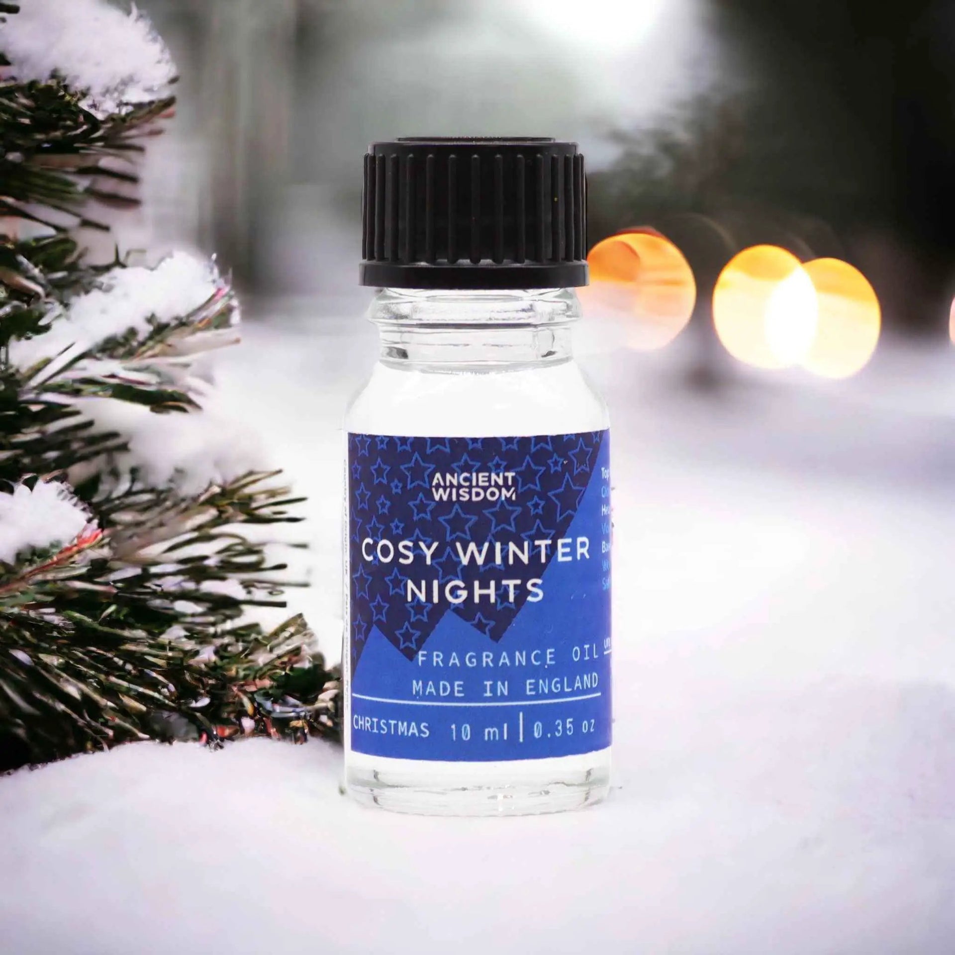 Ancient Wisdom Cosy Winter Nights Fragrance Oil Warm Cinnamon Vanilla Woods - Everyday Bargainz