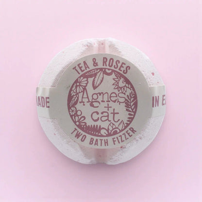 Ancient Wisdom Agnes Cat Bath Fizzer Tea and Roses - Everyday Bargainz