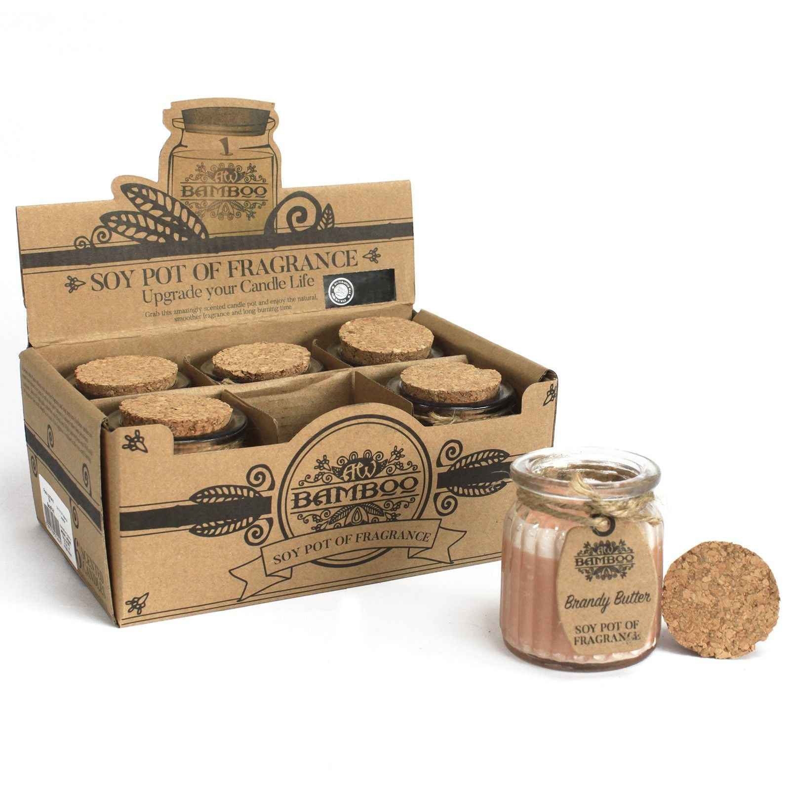 Ancient Wisdom Brandy Butter Soy Pot Candle 150g - Everyday Bargainz