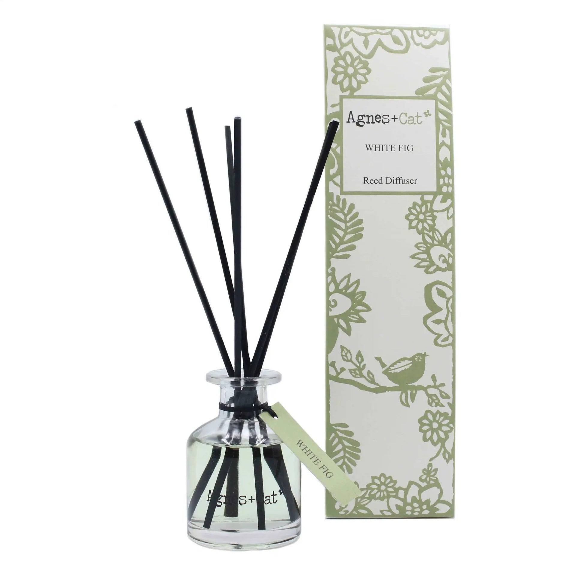 Ancient Wisdom Agnes and Cat Reed Diffusers 140ml White Fig - Everyday Bargainz