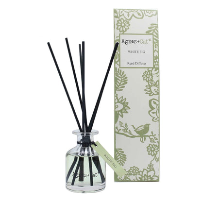 Ancient Wisdom Agnes and Cat Reed Diffusers 140ml White Fig - Everyday Bargainz