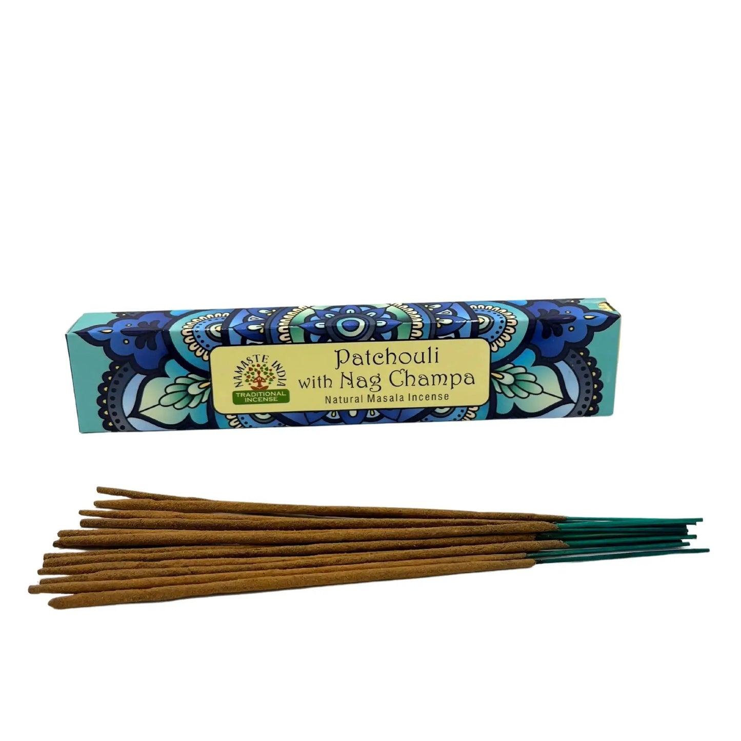 AW Dropship UK Namaste Mandala Masala Incense - Patchouli With Nag Champa - Natural Namaste Masala Incense Sticks