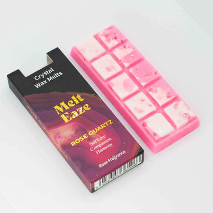 MeltEaze Crystal Wax Melts 50g Rose Quartz Love Rose - Everyday Bargainz
