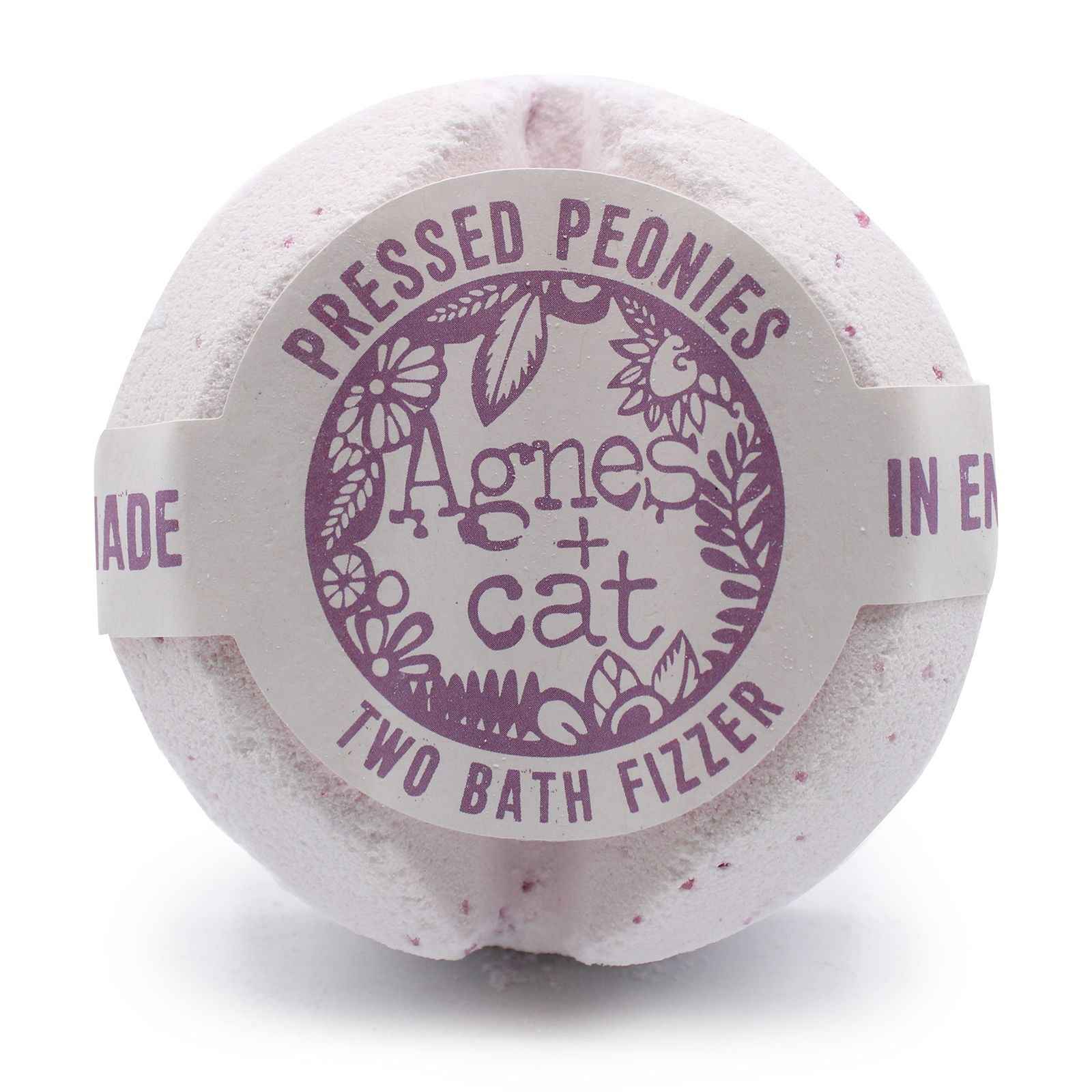Ancient Wisdom Agnes Bath Fizzers Pressed Peonies UK Made - Everyday Bargainz