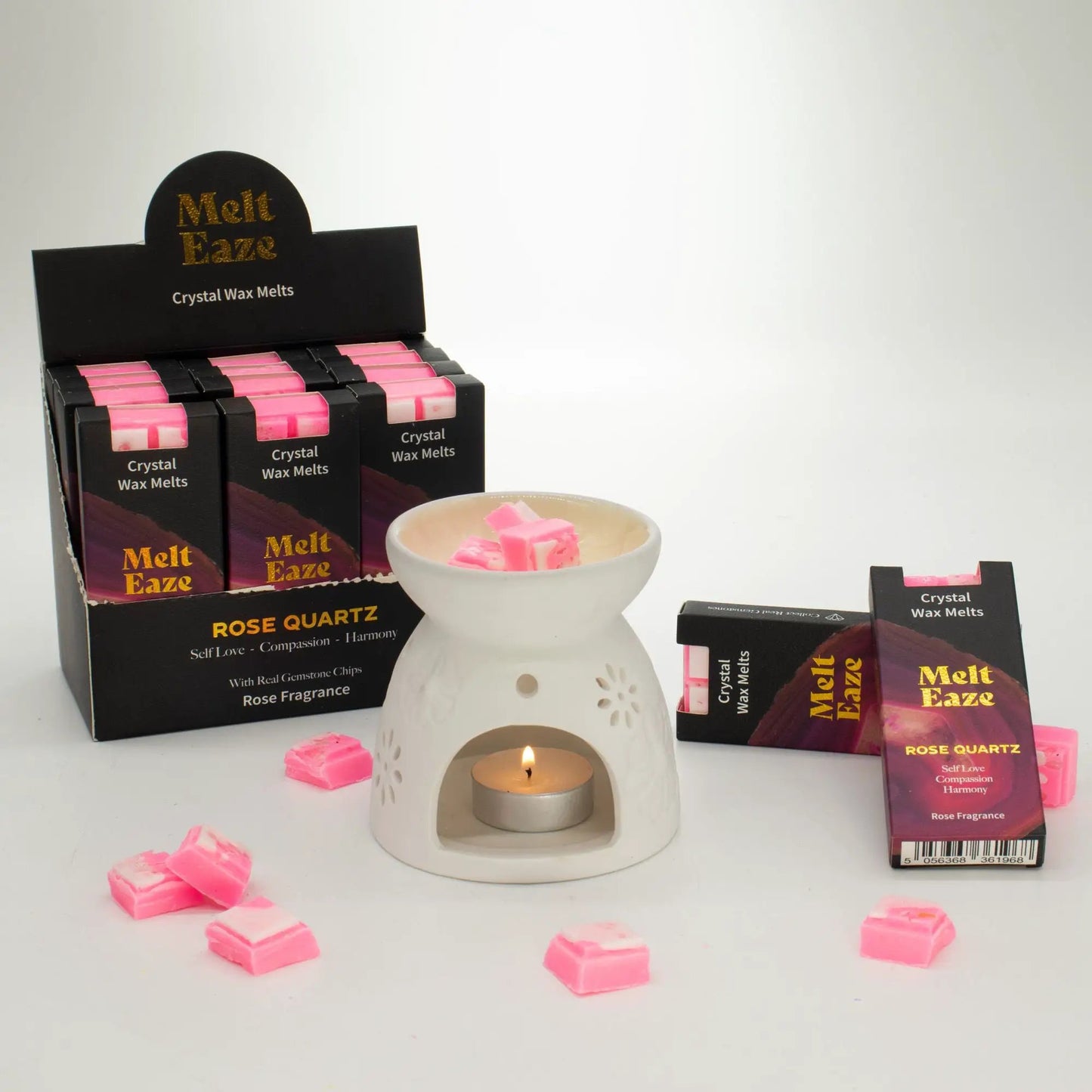 MeltEaze Wax Melts 50g - Rose Quartz Love - Rose by AW Dropship UK