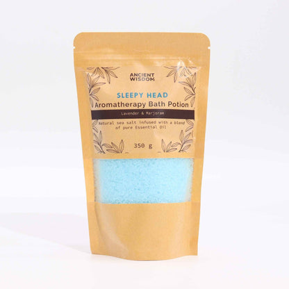 Ancient Wisdom Ancient Wisdom Sleepy Head Bath Potion 350g - Bath Salts & Soaks Aromatherapy Bath Potion 350g