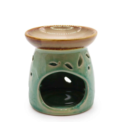 Classic Oil Burner - Blue for Aromatherapy and Home Fragrance Enhancement - Everyday Bargainz