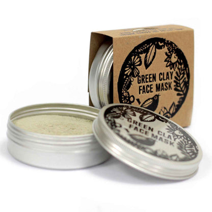 Agnes + Cat Green Clay Face Mask for Deep Cleansing and Revitalizing Skin - Everyday Bargainz