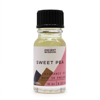 Ancient Wisdom Sweet Pea Fragrance Oil 10ml Long Lasting Floral Aroma - Everyday Bargainz