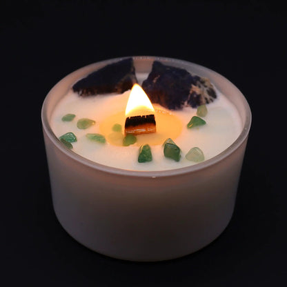 Chakra Crystal Candles - Throat Chakra by AW Dropship UK