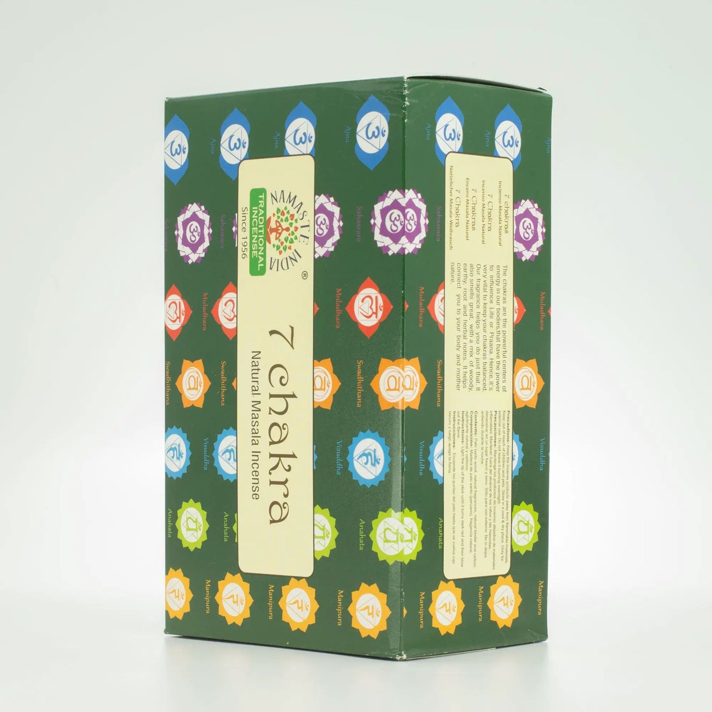 AW Dropship UK Namaste Mandala Masala Incense - 7 Chakra - Natural Namaste Masala Incense Sticks