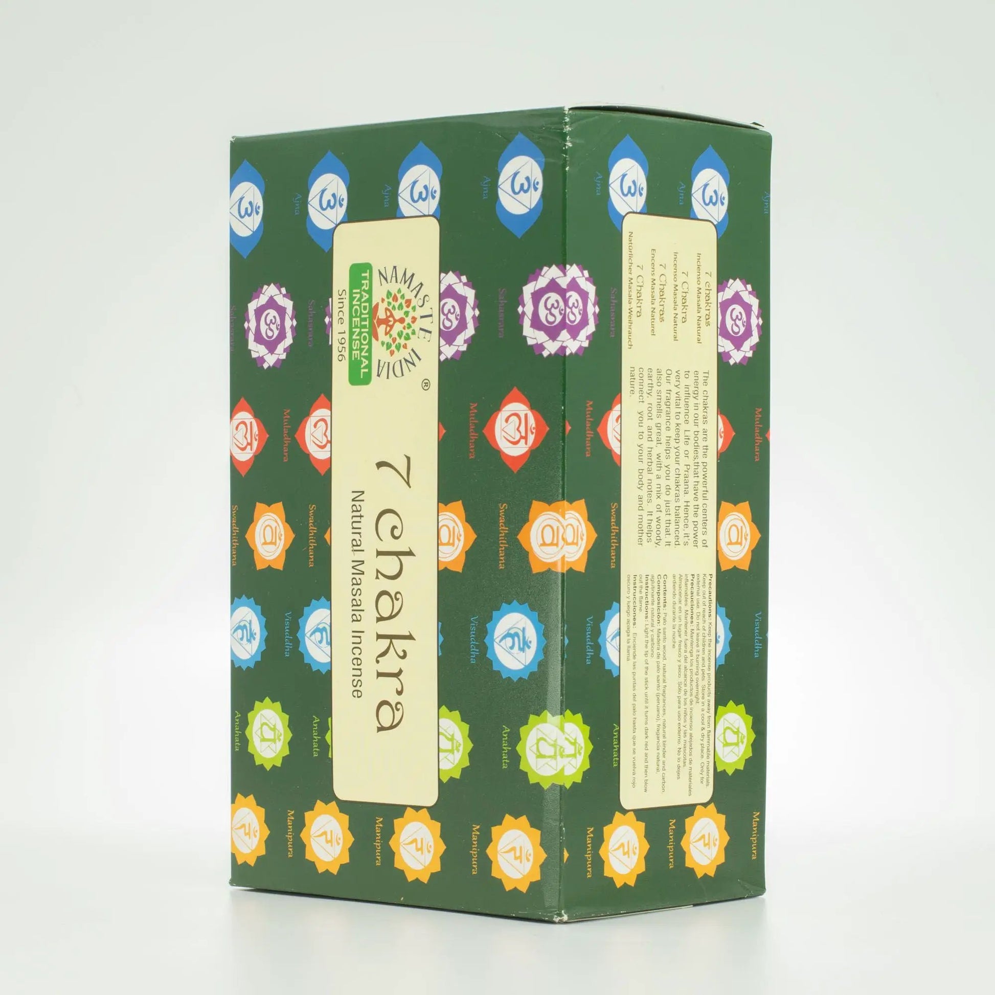 AW Dropship UK Namaste Mandala Masala Incense - 7 Chakra - Natural Namaste Masala Incense Sticks