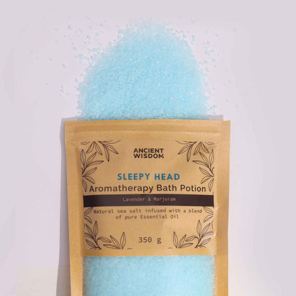 Ancient Wisdom Ancient Wisdom Sleepy Head Bath Potion 350g - Bath Salts & Soaks Aromatherapy Bath Potion 350g