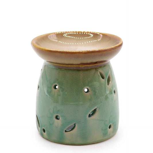 Classic Oil Burner - Blue for Aromatherapy and Home Fragrance Enhancement - Everyday Bargainz