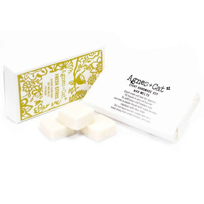 Agnes And Cat Fresh Citrus Box Of 8 Handmade Soy Wax Melts - Everyday Bargainz