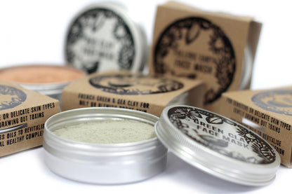 Agnes + Cat Green Clay Face Mask for Deep Cleansing and Revitalizing Skin - Everyday Bargainz