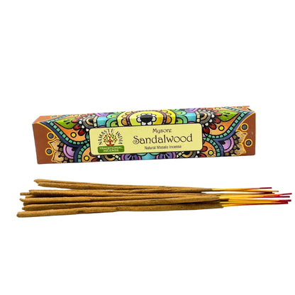AW Dropship UK Namaste Mandala Masala Incense - Sandalwood - Natural Namaste Masala Incense Sticks