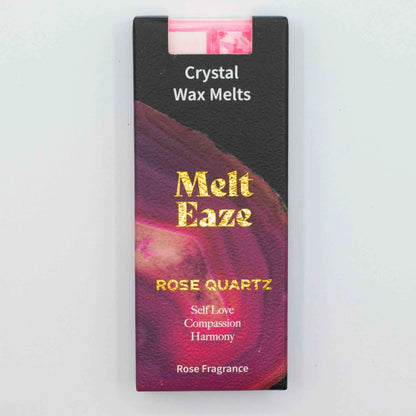 MeltEaze Crystal Wax Melts 50g Rose Quartz Love Rose - Everyday Bargainz