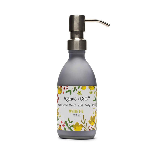 Ancient Wisdom Agnes + Cat White Fig Hand & Body Cream - Nourishing, Fast-Absorbing, Vegan & Cruelty-Free 300ml - Hand Creams Agnes + Cat Hand and Body Creams