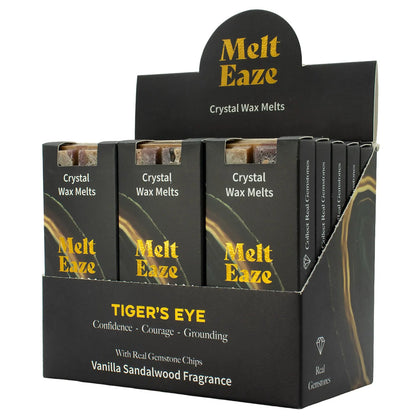 MeltEaze Crystal Wax Melts 50g Tigereye Vanilla Sandalwood - Everyday Bargainz