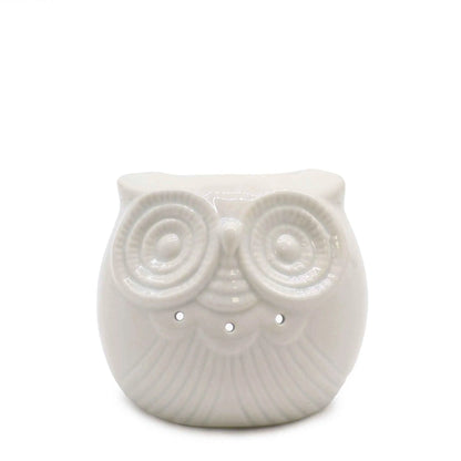 Classic White Oil Burner Short Design for Aromatherapy and Home Decor - Everyday Bargainz