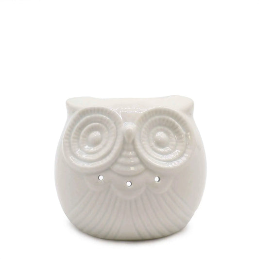 Classic White Oil Burner Short Design for Aromatherapy and Home Decor - Everyday Bargainz