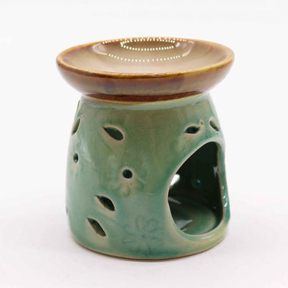 Classic Oil Burner - Blue for Aromatherapy and Home Fragrance Enhancement - Everyday Bargainz