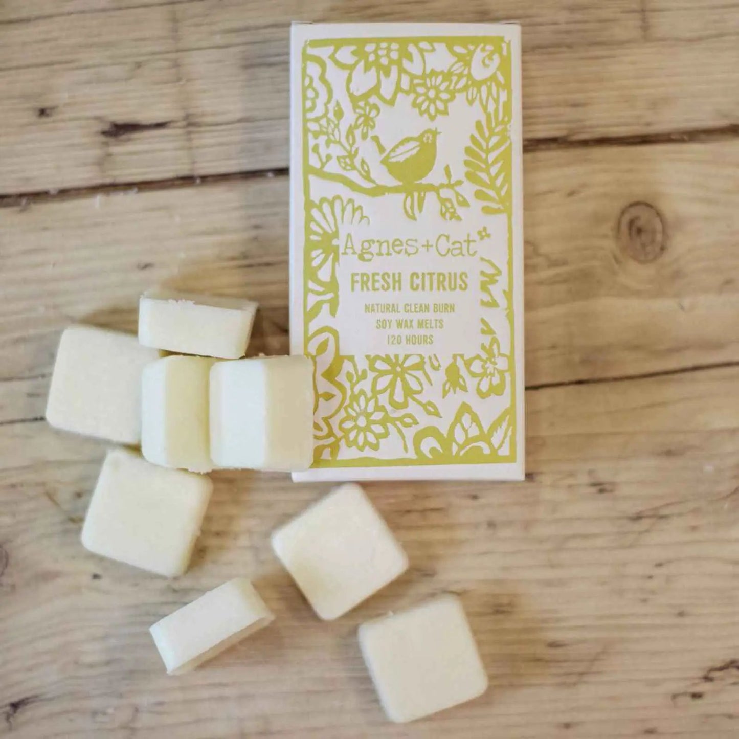 Agnes + Cat Box of 8 Wax Melts - Fresh Citrus by AW Dropship UK