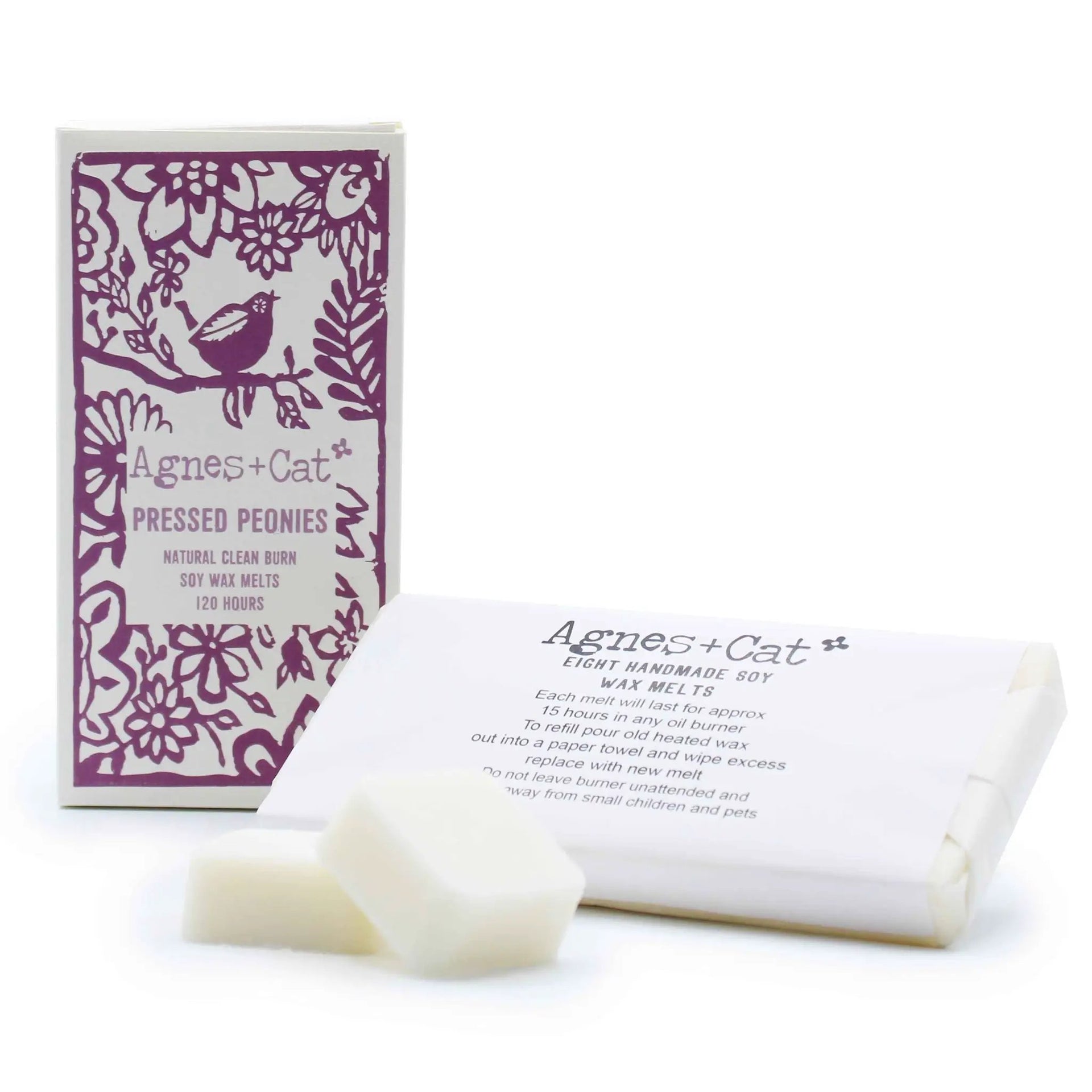 Agnes + Cat Soy Wax Melts 8 Pack Pressed Peonies Scent - Everyday Bargainz