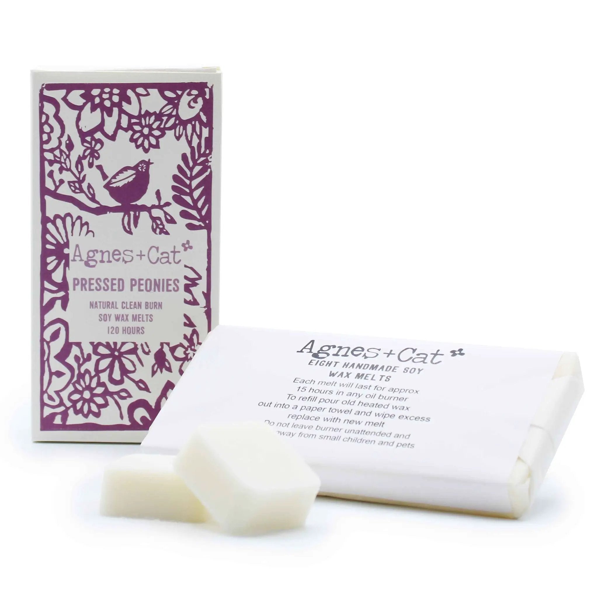 Agnes + Cat Soy Wax Melts 8 Pack Pressed Peonies Scent - Everyday Bargainz