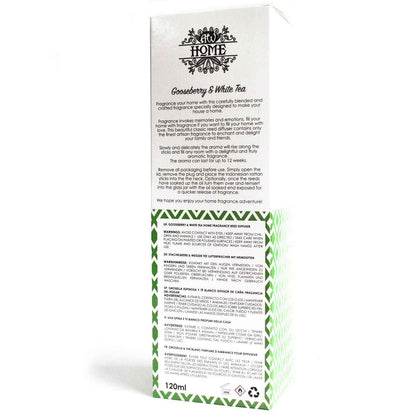 120ml Gooseberry White Tea Reed Diffuser for Refreshing Home Fragrance - Everyday Bargainz
