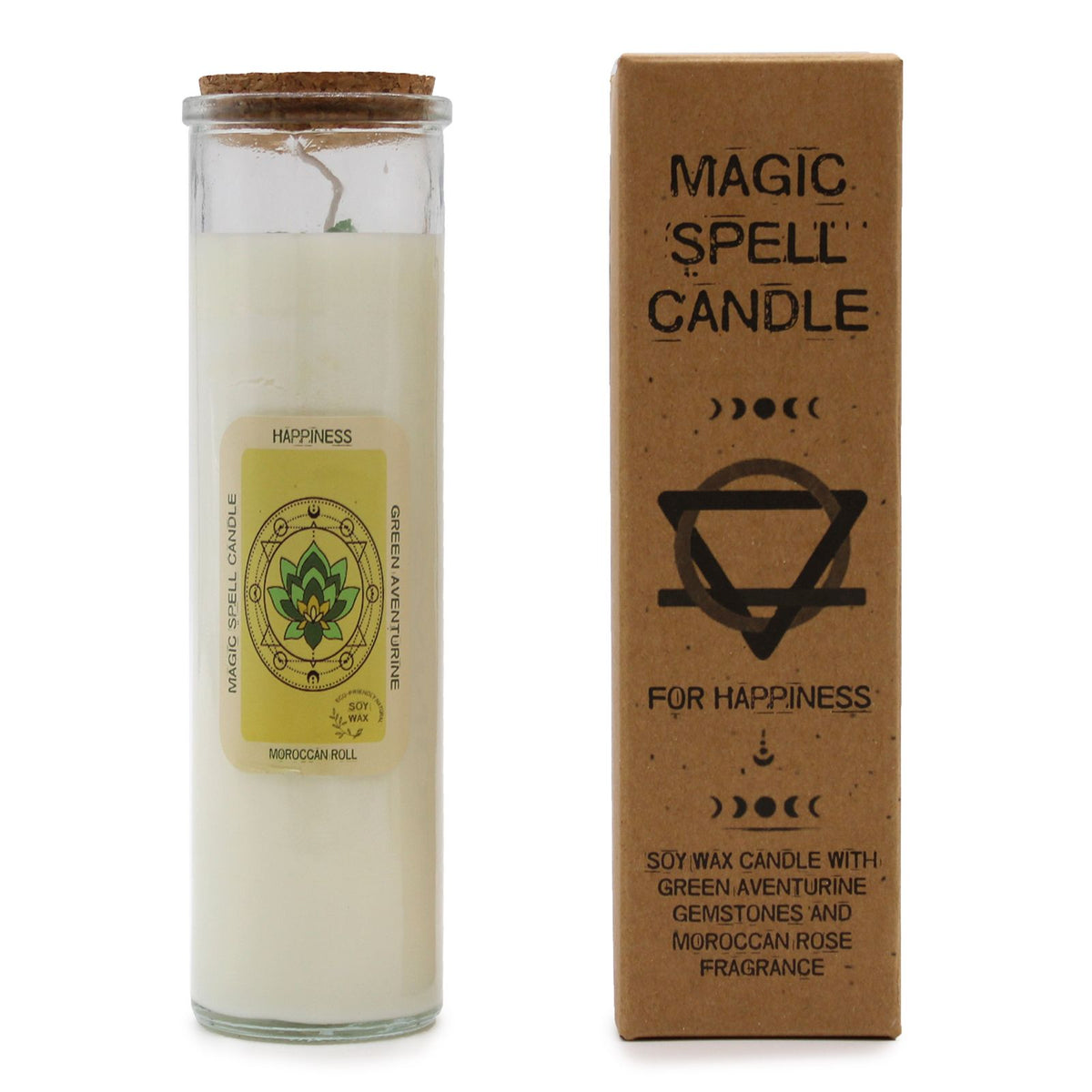 Magic Spell Candle for Happiness - Infuse Your Space with Joy and Positivity