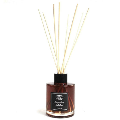 120ml Ginger Stem Walnut Reed Diffuser for Invigorating Home Fragrance - Everyday Bargainz