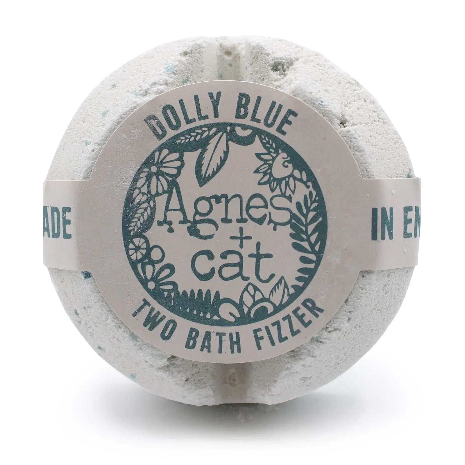 Ancient Wisdom Agnes Cat Bath Fizzers Dolly Blue Handmade - Everyday Bargainz