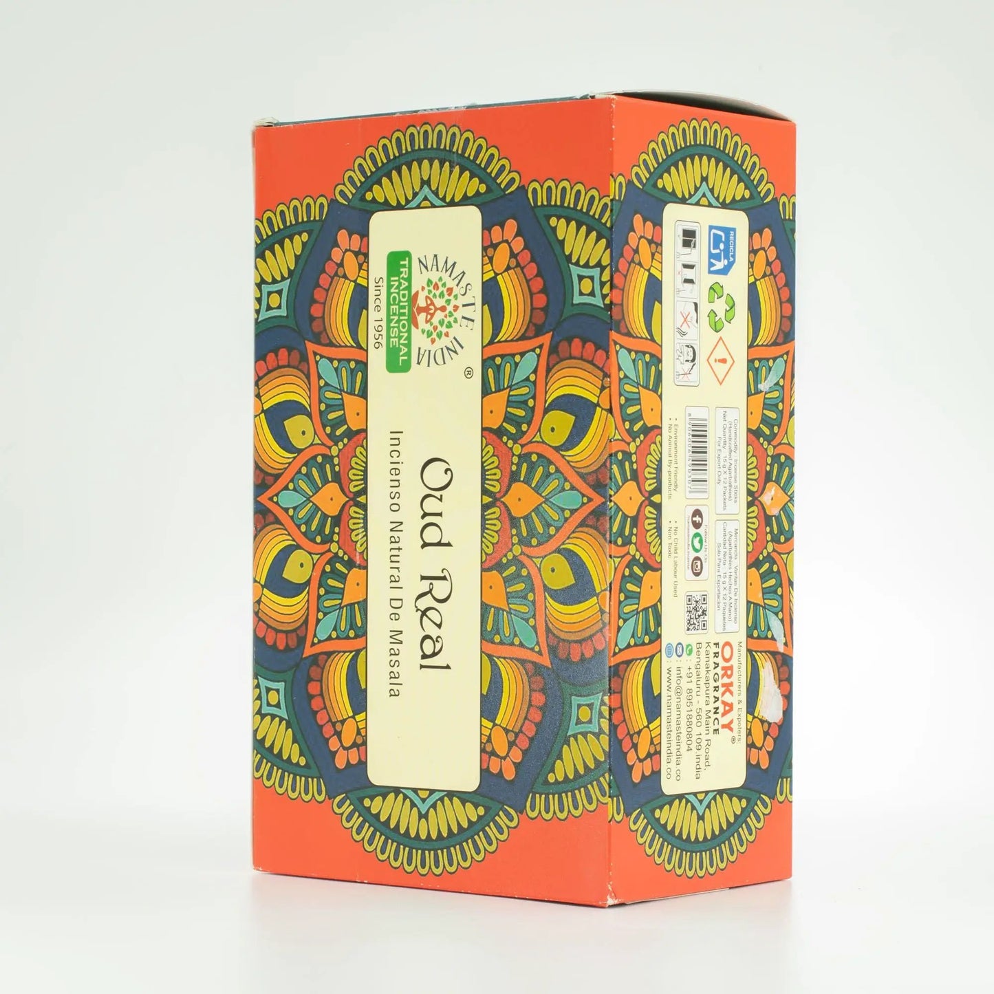 AW Dropship UK Namaste Mandala Masala Incense - Oud Royal - Natural Namaste Masala Incense Sticks