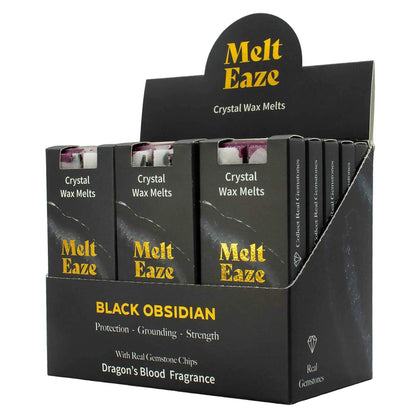 MeltEaze Crystal Wax Melts 50g Obsidian Shield Dragon Blood - Everyday Bargainz