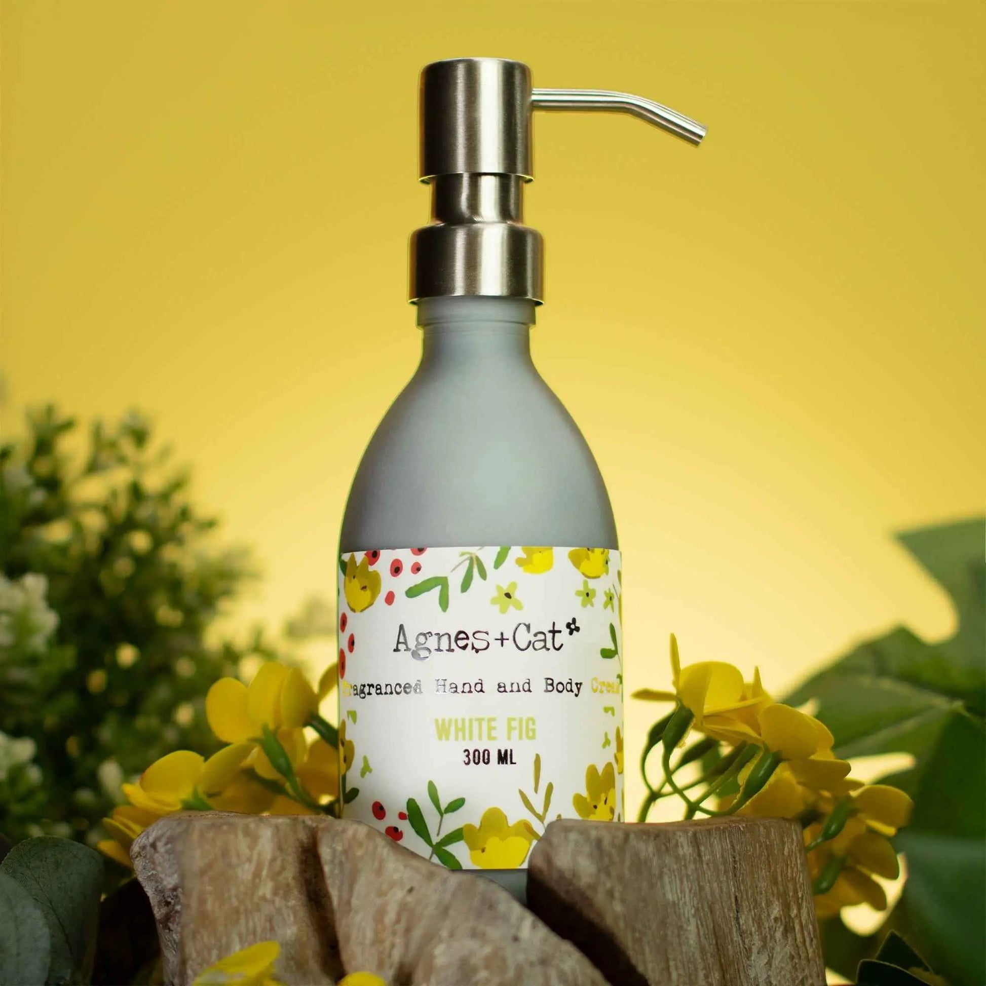 Ancient Wisdom Agnes + Cat White Fig Hand & Body Cream - Nourishing, Fast-Absorbing, Vegan & Cruelty-Free 300ml - Hand Creams Agnes + Cat Hand and Body Creams