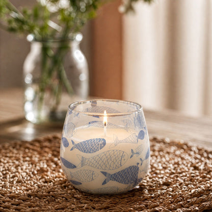 AW Dropship UK Small Glass Jar Candles - Seabreeze - Glass Jar Candles
