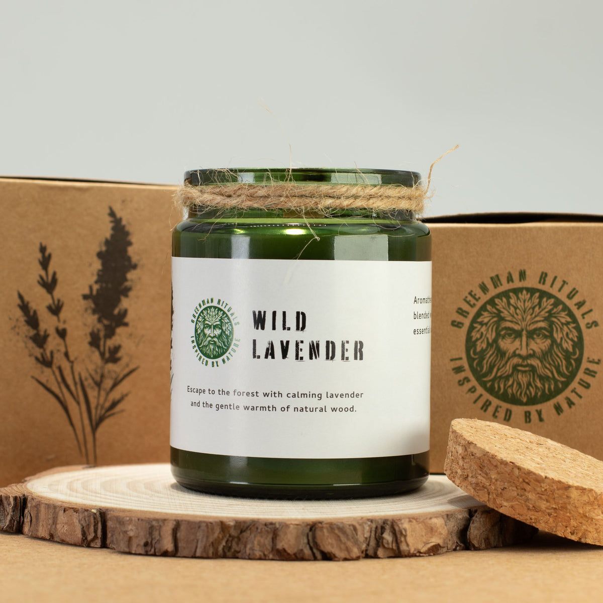 Experience Tranquility with Our Wild Lavender Soy Candle