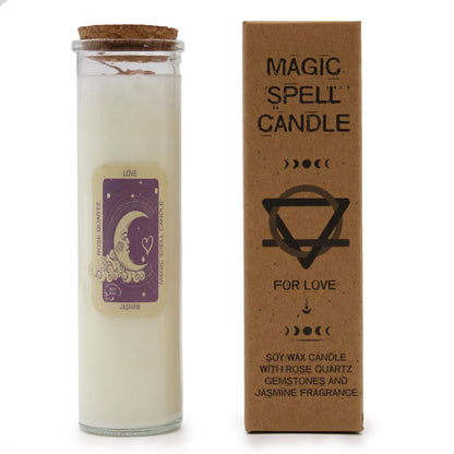 Enchanting Love Spell Candle - Attract Romance and Raise Your Vibration