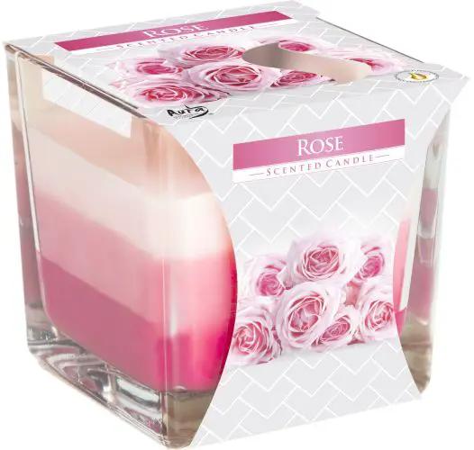 AW Dropship UK Rainbow Jar Candle - Rose - Rainbow Jar Candle